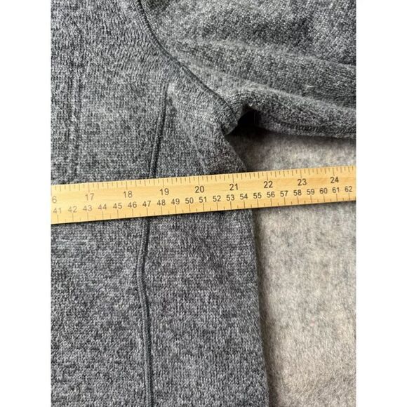 Woolrich Sweatshirt Mens Large Gray Knit Long Sleeve Side Slit 1/4 Zip Pullover - Picture 6 of 7